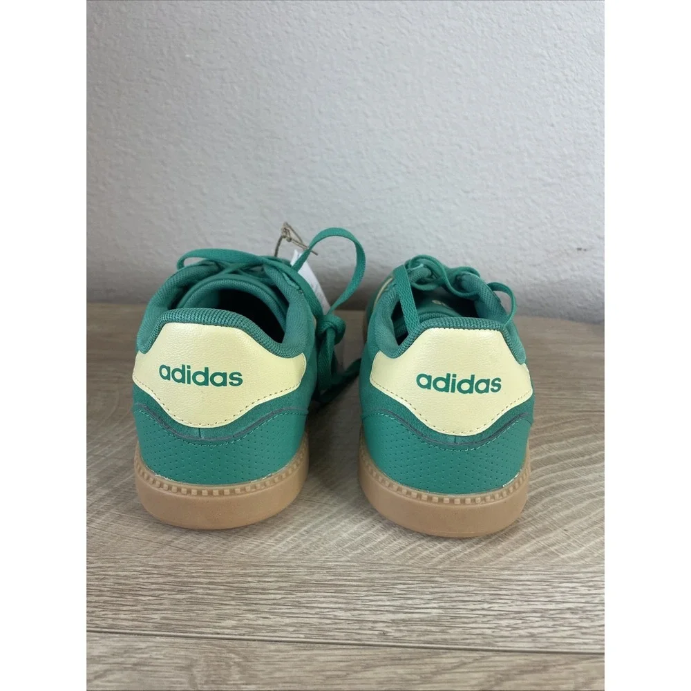 Adidas Breaknet Sleek JS5035 Sneaker Womens US 7.5 Green Yellow Sportswear Shoes
